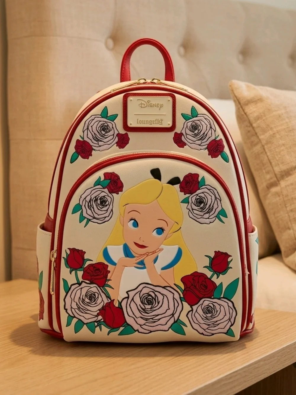 Loungefly Disney Alice in Wonderland Color Changing Roses Mini Backpack